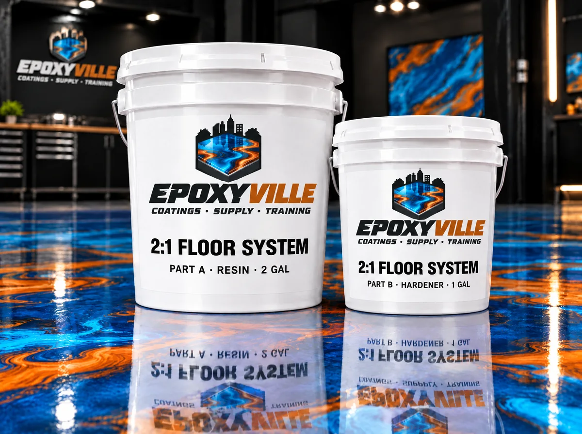 Epoxyville 2:1 Floor System kit